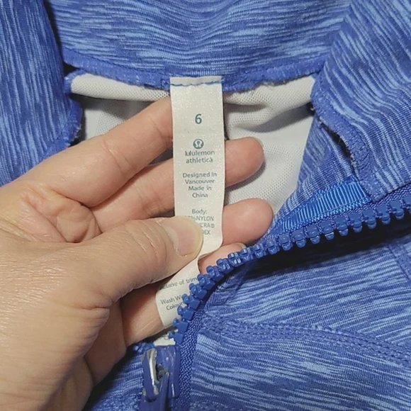 Lululemon Define Jacket Blue Size 6 - Picture 7 of 13